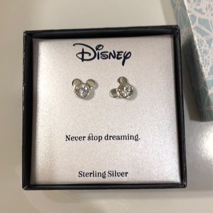Sterling silver Disney earrings